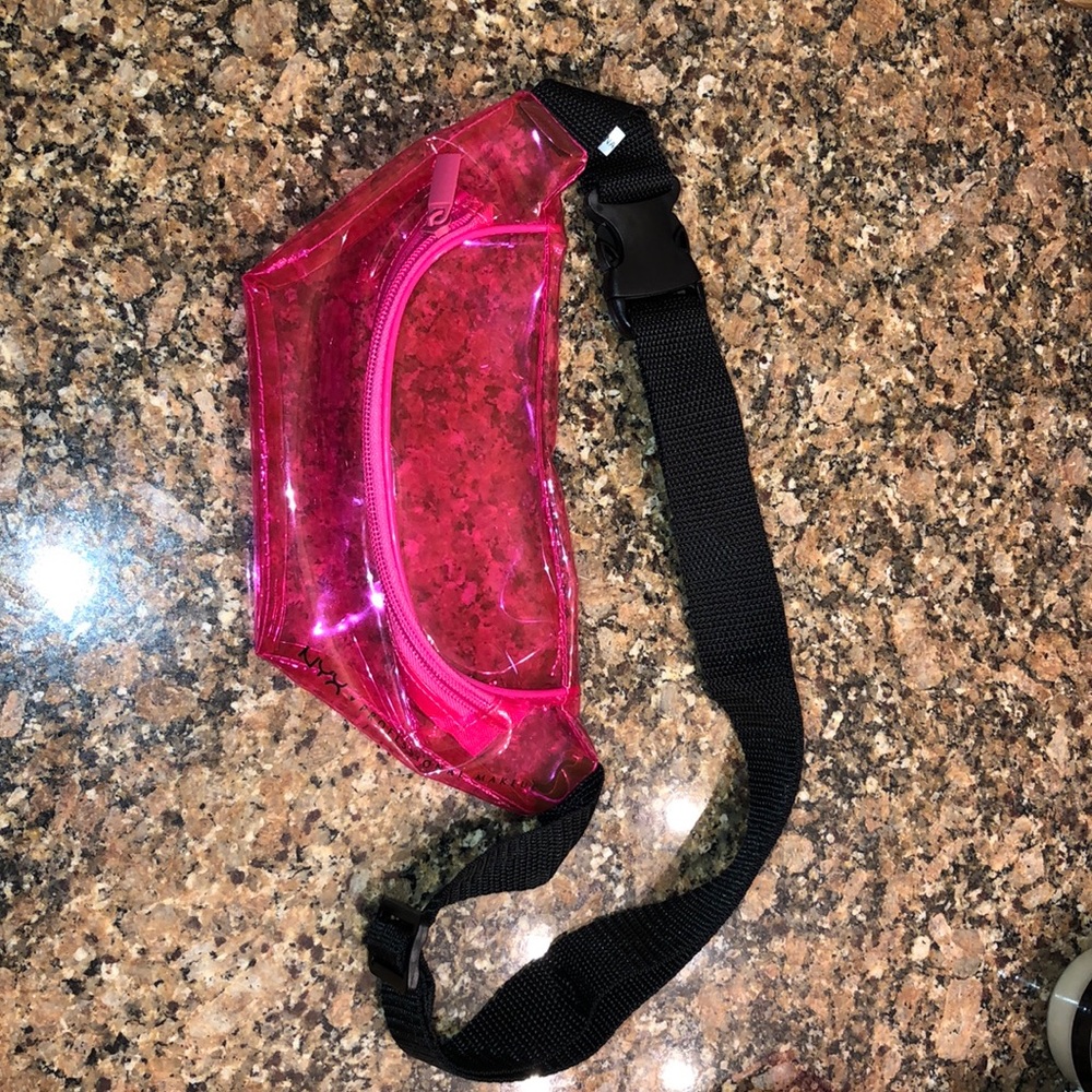 Clear Pink NYX Fanny Pack